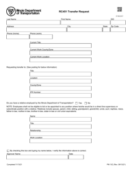 Document preview: Form PM13C Rc451 Transfer Request - Illinois