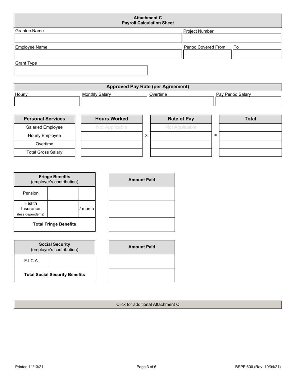 Form BSPE600 Highway Safety Claim (Non-step) - Illinois, Page 3