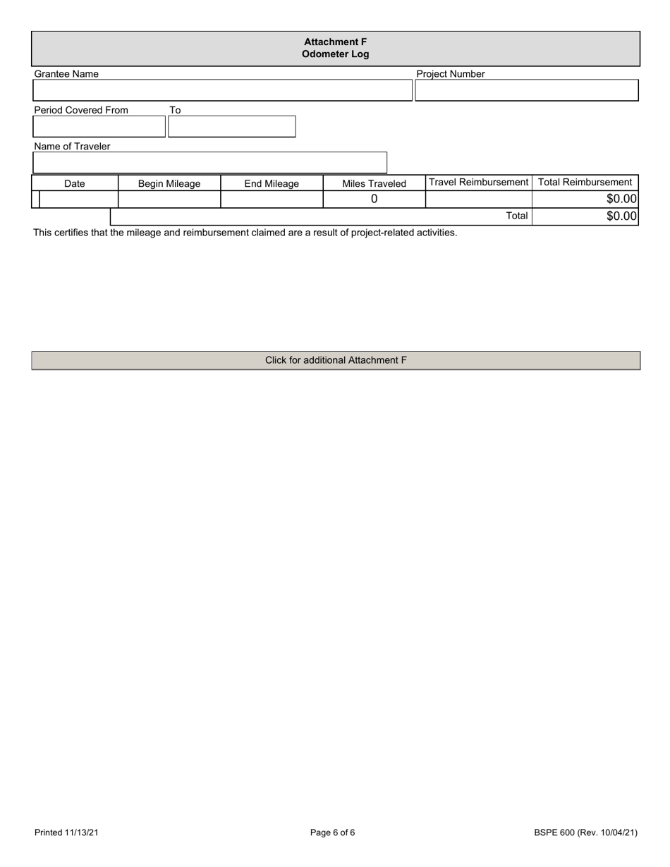 Form BSPE600 Highway Safety Claim (Non-step) - Illinois, Page 6