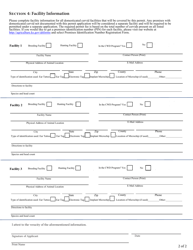 Application for a Domesticated Cervid Permit - Kansas, Page 2