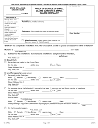 Form CS-S705.2 Small Claims Summons - Illinois, Page 3