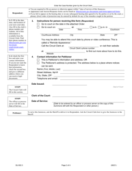 Form SU-502.3 Summons - Protective Orders - Illinois, Page 2