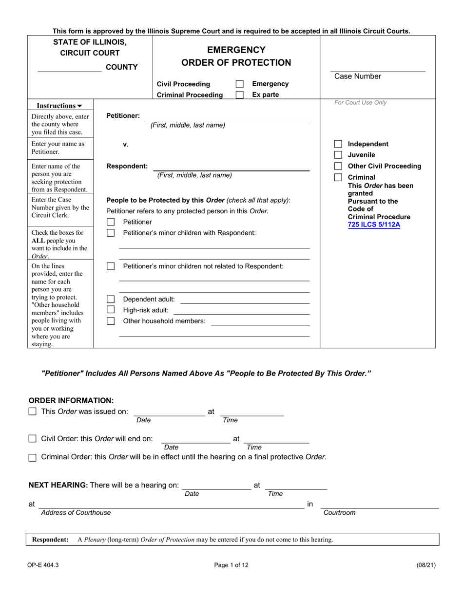 Form OP-E404.3 - Fill Out, Sign Online and Download Fillable PDF ...