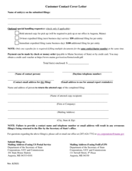 Form MNPCA-11E Voluntary Dissolution by Incorporators - Maine, Page 3