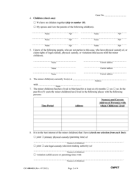 Form CC-DR-021 Complaint for Limited Divorce - Maryland, Page 2
