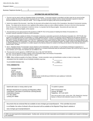 Form CSCL/CD-510C Restated Articles of Incorporation for Use by Domestic Nonprofit Corporations - Michigan, Page 4