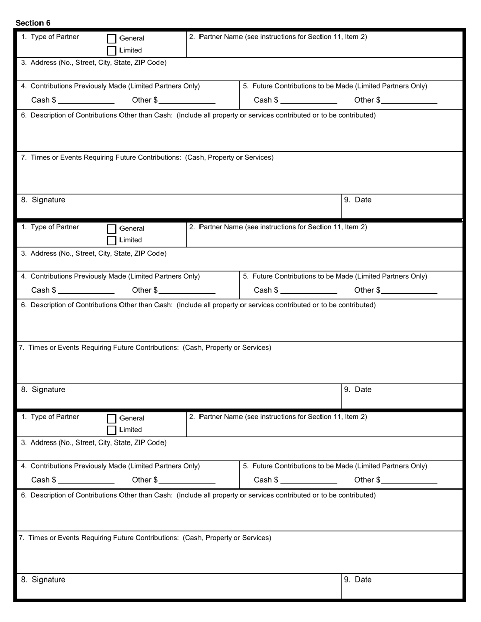 Form CSCL / CD-403 Certificate of Amendment for Use by Domestic Limited Partnerships - Michigan, Page 2