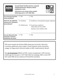 Form SNAP-APP-SENIORS Snap Benefits Application for Seniors - Massachusetts (Polish), Page 3