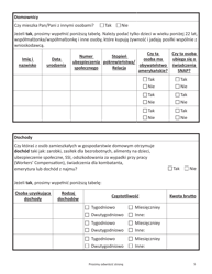 Form SNAP-APP-SENIORS Snap Benefits Application for Seniors - Massachusetts (Polish), Page 5