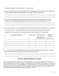 Application for Public Defender - Minnesota (English/Spanish), Page 3