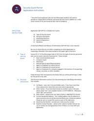 Instructions for Form SGP-APP-01 Application for Security Guard Permit - Mississippi, Page 4