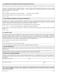 Form MO580-3012 Mid-level Practitioner Application for a Missouri Controlled Substances Registration and Practitioner Availability Census - Missouri, Page 6