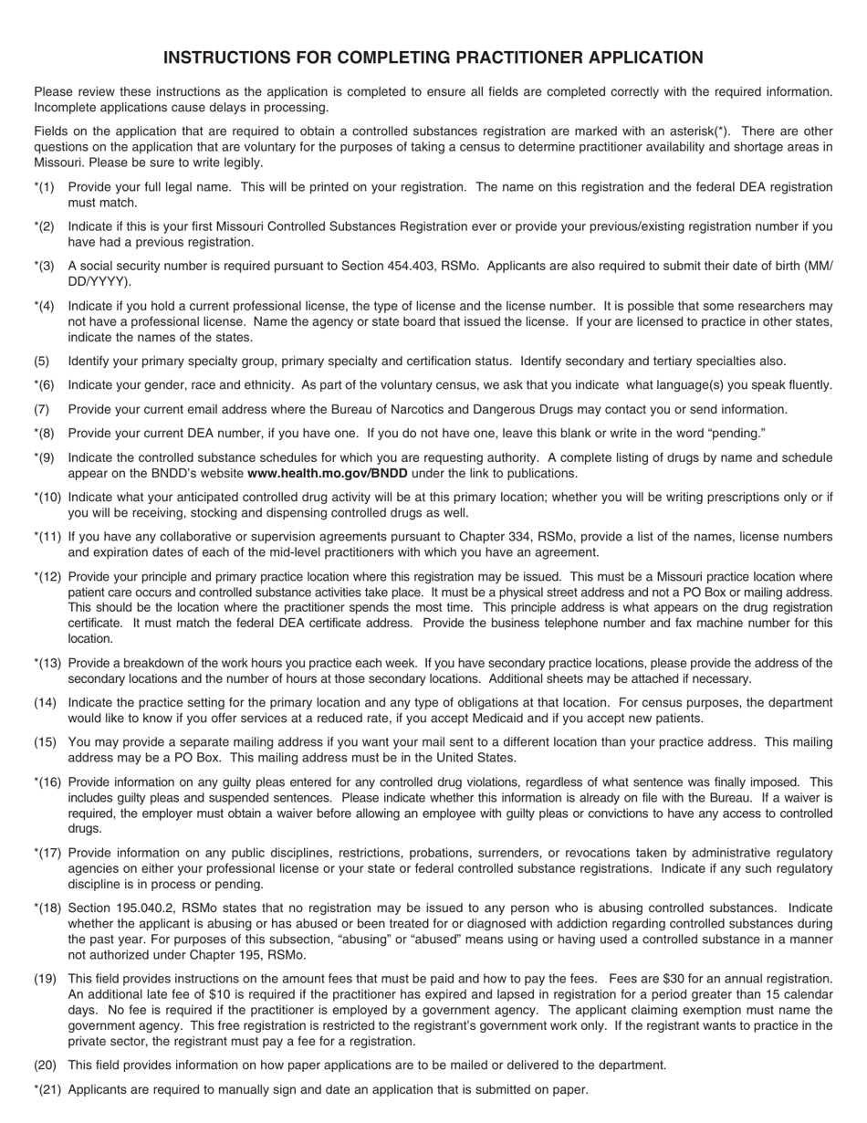 Form MO5803014 Download Fillable PDF or Fill Online Practitioner