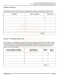 FDIC Form 6200/06 Interagency Biographical and Financial Report, Page 18