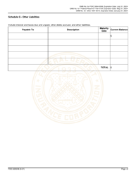 FDIC Form 6200/06 Interagency Biographical and Financial Report, Page 19