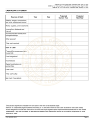 FDIC Form 6200/06 Interagency Biographical and Financial Report, Page 20
