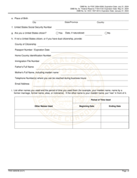 FDIC Form 6200/06 Interagency Biographical and Financial Report, Page 7