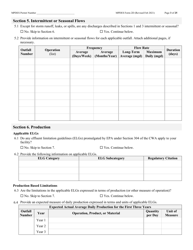 MPDES Form 2D New Manufacturing, Commercial, Mining, and Silviculture Operations - Montana, Page 3