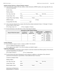 MPDES Form 2A New and Existing Publicly Owned Treatment Works - Montana, Page 4