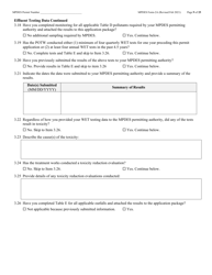 MPDES Form 2A New and Existing Publicly Owned Treatment Works - Montana, Page 9