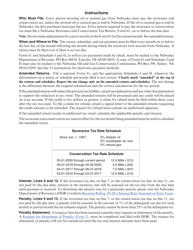 Form 61 Nebraska Severance and Conservation Tax Return - Nebraska, Page 2