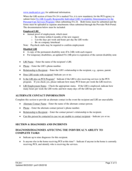 Instructions for Form FA-24 Authorization Request for Personal Care Services (PCS) - Nevada, Page 3