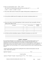 Application for Public Defender - Minnesota, Page 2