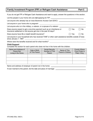 Form 470-0462 Food and Financial Support Application - Iowa, Page 9