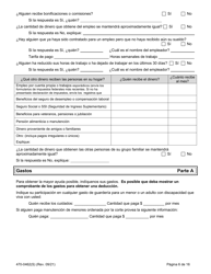 Formulario 470-0462(S) Solicitud De Ayuda Financiera Y Asistencia Alimenticia - Iowa (Spanish), Page 6