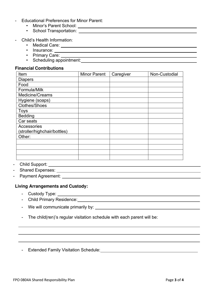 Form FPO0804A - Fill Out, Sign Online and Download Fillable PDF, Nevada ...