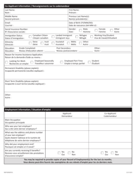 Form NWT9209 Application for Income Assistance - Northwest Territories, Canada (English/French), Page 2