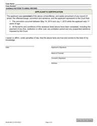Form NHJB-2981-D Juvenile Petition to Annul Record (No Fee) - New Hampshire, Page 2