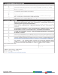 Forme V-3067 Demande D&#039;aide Financiere a L&#039;achat D&#039;un Autobus Scolaire Electrique - Quebec, Canada (French), Page 3