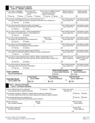 Form 10110 Financial Questionnaire to Establish Indigency - New Jersey (English/Polish), Page 3