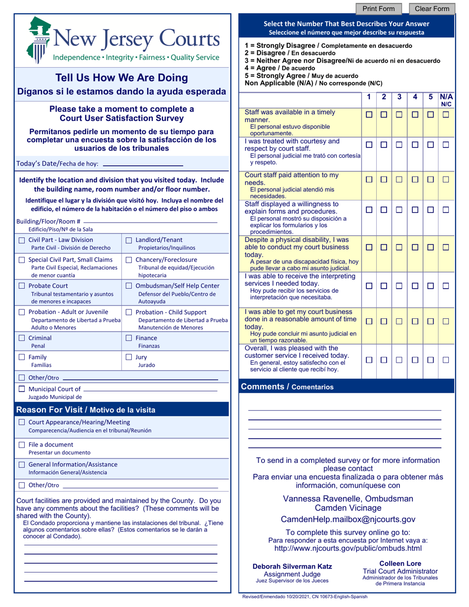 Form 10673 - Fill Out, Sign Online and Download Fillable PDF, New ...