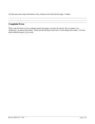Form 11166 Complaint Form - New Jersey, Page 2