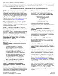 Form 11270 Mediation Request - Statement Homeowner-Borrower(S) Request for Court Sponsored Foreclosure Mediation - New Jersey (English/Spanish), Page 4