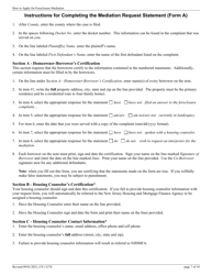 Form 11270 Mediation Request Statement - Homeowner-Borrower(S) Request for Court Sponsored Foreclosure Mediation - New Jersey, Page 7