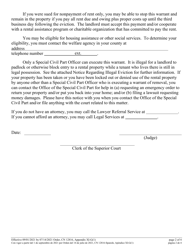 Form 12816 Appendix XI-G(1) &quot;Residential Warrant of Removal&quot; - New Jersey (English/Spanish), Page 2