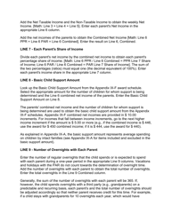Instructions for Form 10788 Appendix IX-C Child Support Guidelines - Sole Parenting Worksheet - New Jersey, Page 35