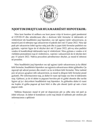 Document preview: Mortgagor's Declaration of Covid-19-related Hardship - New York (Albanian)