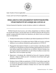 Mortgagor&#039;s Declaration of Covid-19-related Hardship - New York (Albanian), Page 2