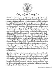 Tenant&#039;s Declaration of Hardship During the Covid-19 Pandemic - New York (Burmese)