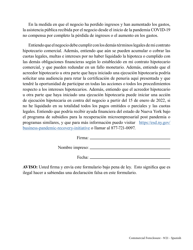 Declaracion Del Deudor Hipotecario De Penuria Relacionada Con Covid-19 - New York (Spanish), Page 3