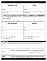 Name Change Form - New York, Page 2