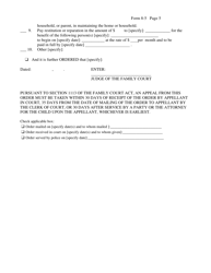 Form 8-5 Order of Fact-Finding and Disposition - New York, Page 5