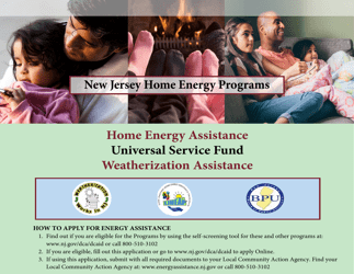 Document preview: Home Energy Assistance (Hea)/Universal Service Fund (Usf) and Weatherization Application - New Jersey