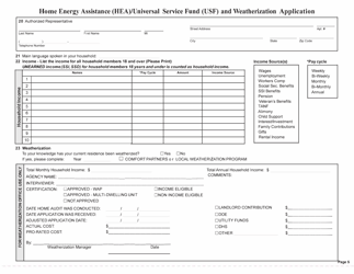 Home Energy Assistance (Hea)/Universal Service Fund (Usf) and Weatherization Application - New Jersey, Page 6
