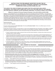 Document preview: Instructions for Form AOC-E-203A, AOC-E-203B - North Carolina