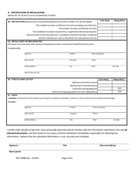 Form SFN-10980 Notification for Underground Storage Tanks - North Dakota, Page 6